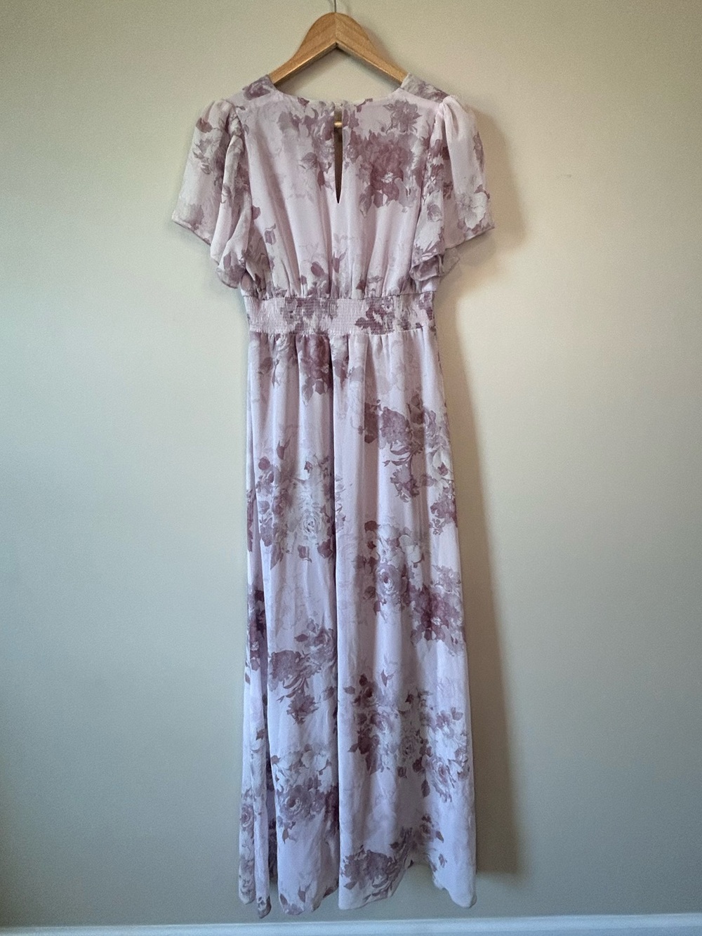 Baltic Born Pink Blush Floral Alexandria Maxi Dress Size Medium - Picture 6 of 7